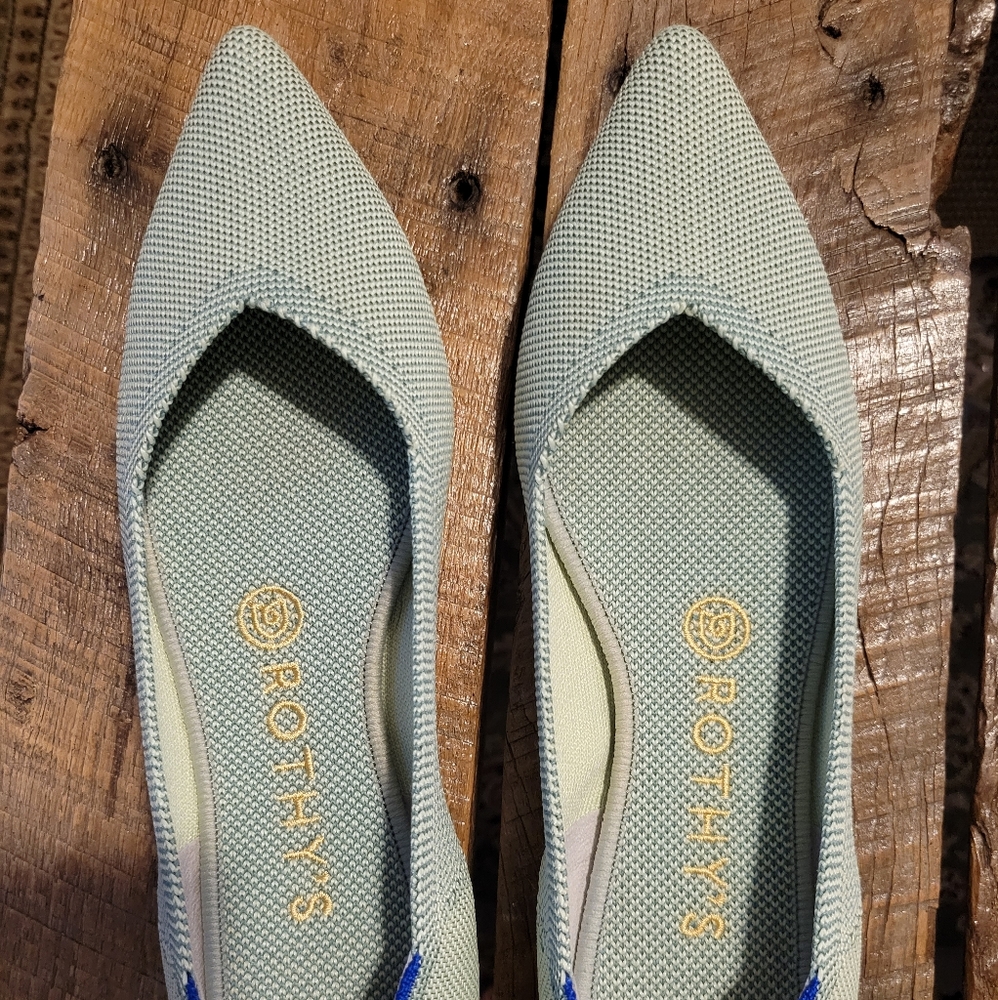 Rothys The Point in Mint size 7.5